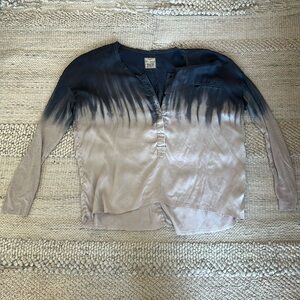 Go by Go Silk Mixed Media Silk Top